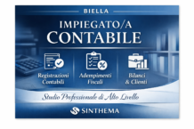 Sinthema ricerca impiegat contabile per studio professionale
