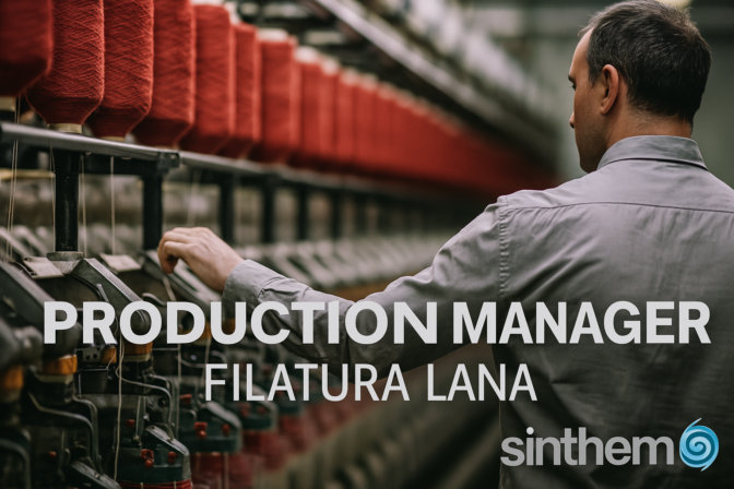 Production Manager in filatura lana e cashmere – supervisione reparti e macchinari industriali