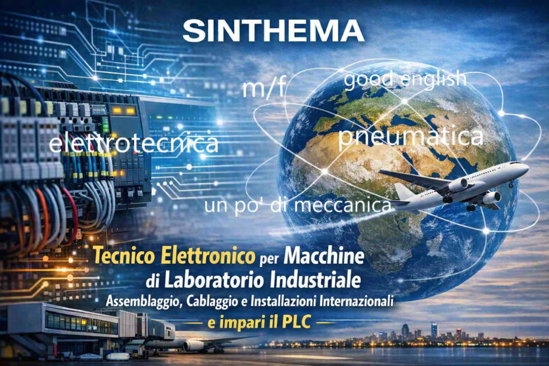 Tecnico Elettronico per Macchine di Laboratorio Industriale.